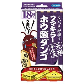 【セット品】フマキラー ゴキブリ駆除剤 ホウ酸ダンゴ 元祖半なま 18個入 ×4箱