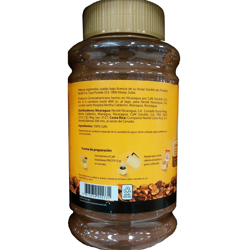 Cafe Presto Instantaneo - Instant Coffee (400g)