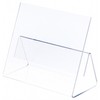 Plymor Clear Acrylic Cookbook Easel with Splatter Shield, 9.75 W