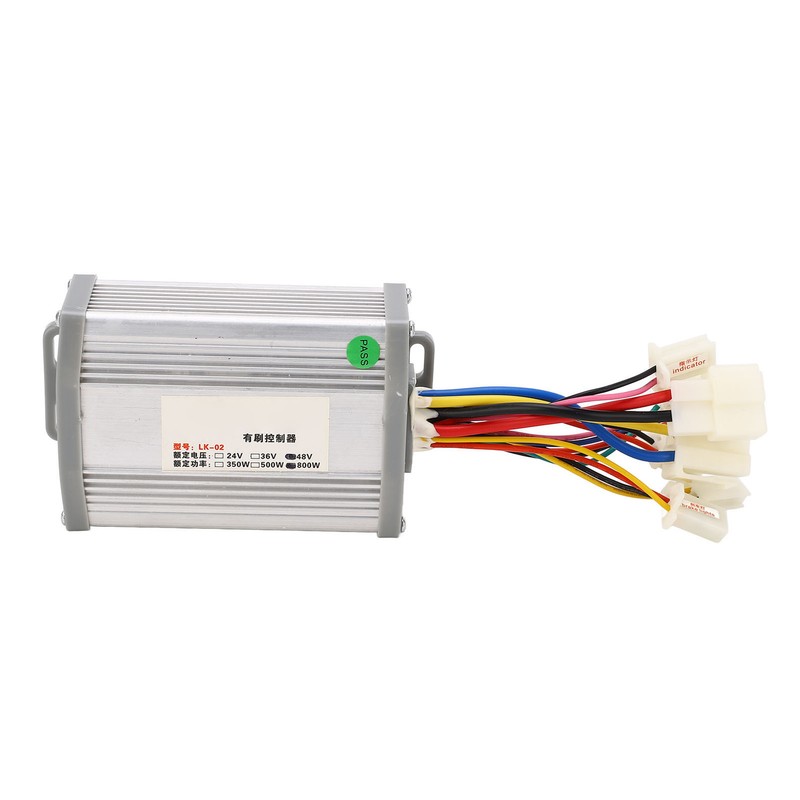 48V 800W Bike Brush Controller Set with Keys Thumb Throttle
