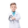 Rauoawby White Lab Coat for Kids - Doctor's with Working