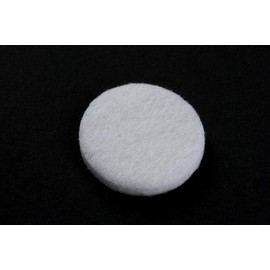 16 Stück Filzgleiter Stuhlbeingleiter Stuhlgleiter Möbelgleiter Bodenschutz selbstklebend aus Filz, weiss Durchmesser 28mm für glatte Böden im Innenbereich geeignet