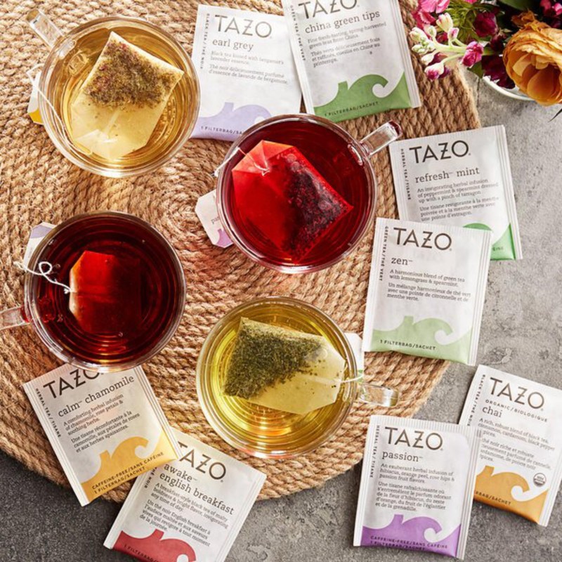 Tazo Tea Bags Sampler 40 Count Variety Gift Box, 10
