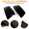 1Pair Glossy Black Side Mirror Cover Compatible with 2007-2019 2020