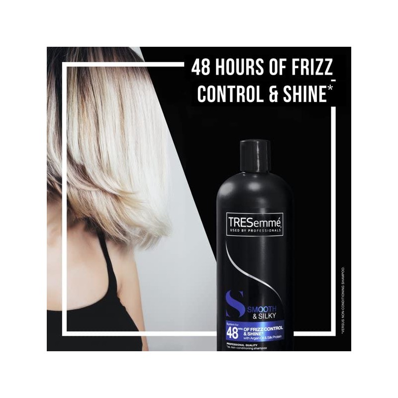 Tresemme Smooth Silky With Moroccan Argan Oil Shampoo