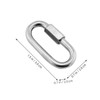 VILLFUL 5pcs Stainless Steel Chain Connectors Quick Link Chain Connector