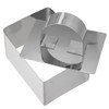 Restaurantware Pastry Tek Rectangle Stainless Steel Pastry Ring Mold -