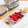 HAKEEMI 10 Pack 22oz Glass Food Storage Containers with Lids,