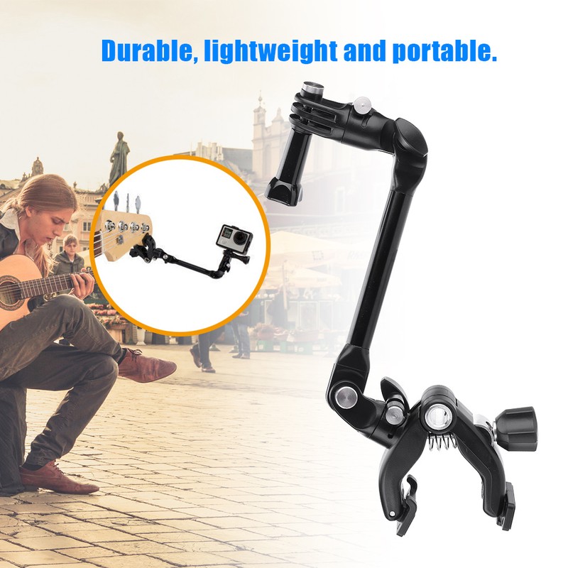 K6 Guitar Clip 360 Rotation Monopod Mount Arm Stand Clamp