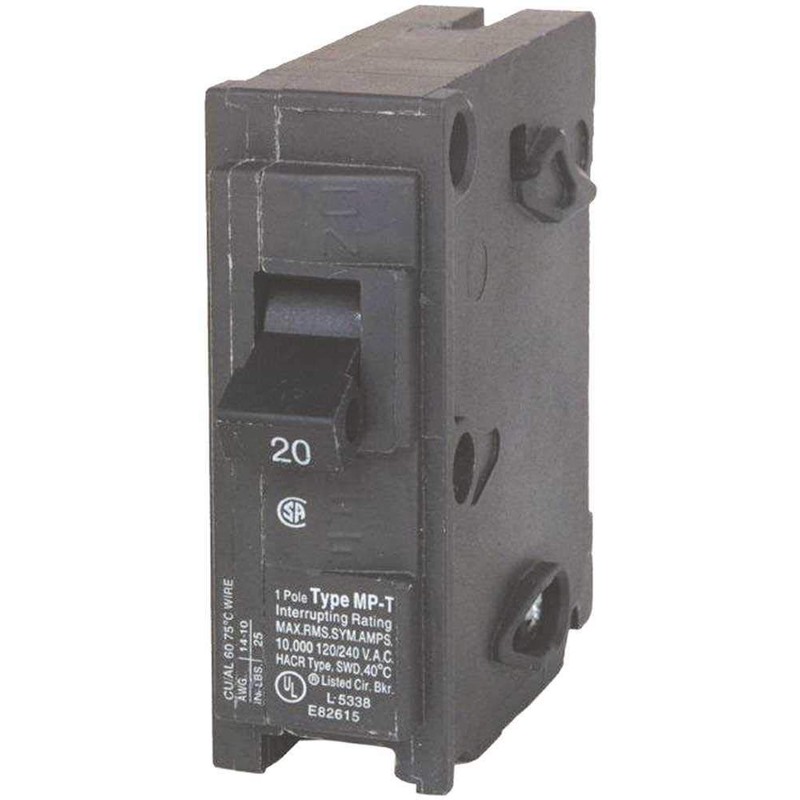 MURRAY MP120 20-Amp Single Pole Type MP-T Circuit Breaker