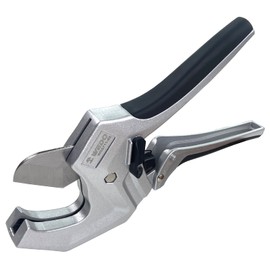 WEDO Ratchet Pipe Cutter for PVC,PEX,PE,PPR and Plastic Hoses,Cuts up to 1.65”(42mm max),Pipe Cutter Tool with Sharp Stainless Steel Blade,Length 220mm,Used for Home Repairs and Plumbers