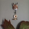 Wildlife Garden WG4502 Hook Lynx - Hand Carved Hook -