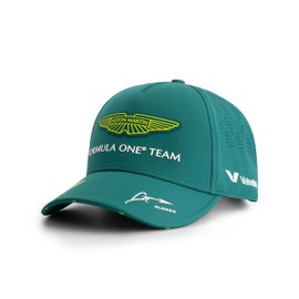 Aston Martin F1 2025 - Sombrero de equipo para niños, color verde, talla única, Verde, Talla única