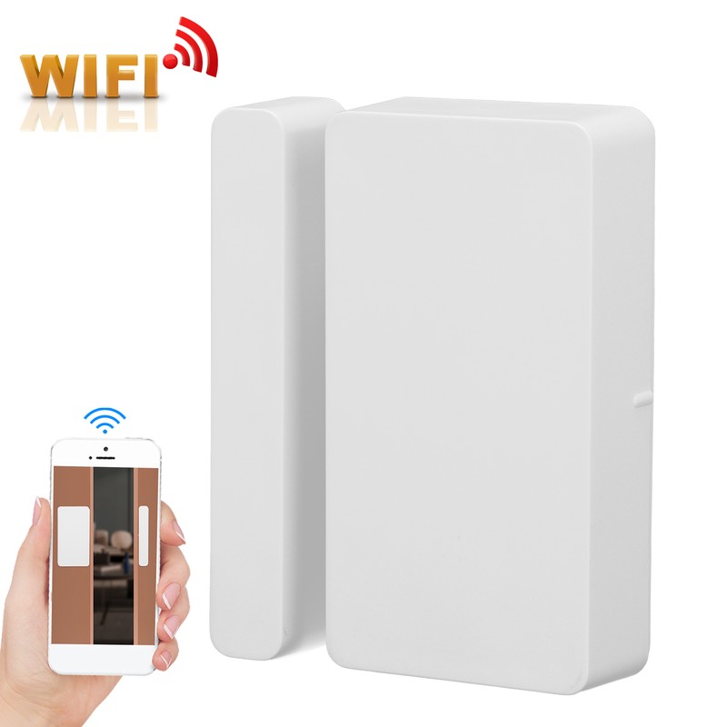 2pcs Door Sensor Wifi Window Alarm Phone Remote Control Safety