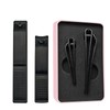 Nail Clippers Set Sharp Black Nail Cutter Fingernail Toenail Clipper