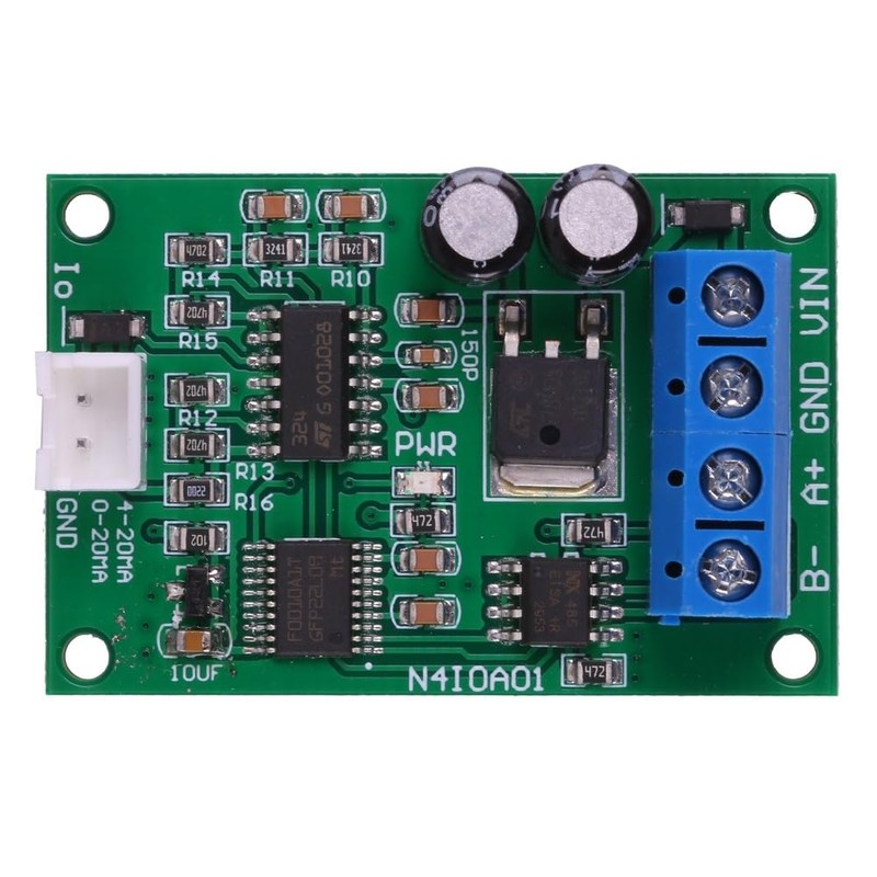 RS485 to DAC Digital Analog Conversion Module, N4IOA01 DC 12V