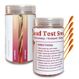 Lead Paint Testing Kit - 60 PCS Lead Test Swabs - 30 Second Accuracy Result Lead Testing Kit for Paint, Dishes,Ceramics, Stianless Steel, Toy,Wood, Dishesand All Surface