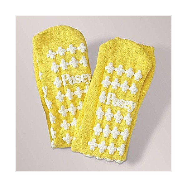 Posey 6239LY Falls Management Socks, Large, Yellow
