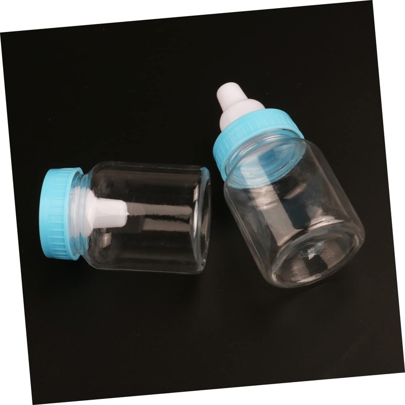 Gadpiparty Baby Shower Favors 12pcs Feeder Design Candy Bottles Blue