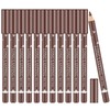 12 PCS Waterproof Brown Eyebrow Eyeliner Pencil - Long-lasting, Sweat-proof