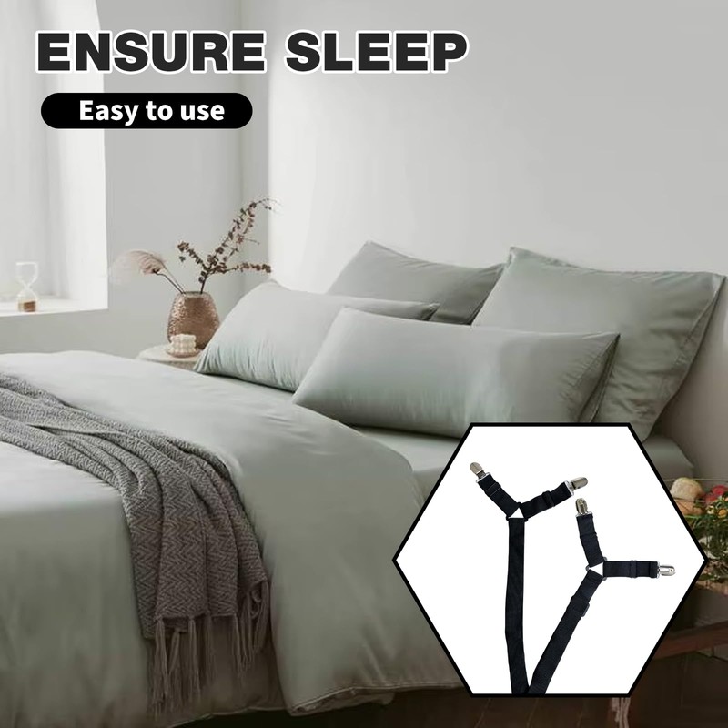 Weilin 2 Pcs Sheet Holders for Bedding, Fitted Sheet Mattress