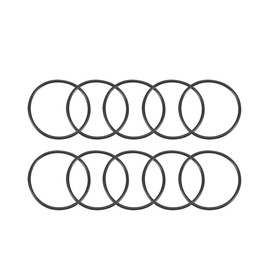 sourcing map Nitrile Rubber O-Rings, 50mm OD 45mm ID 2.5mm Width, Metric Sealing Gasket, Pack of 10