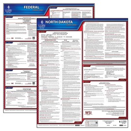 2026 North Dakota and Federal Labor Law Poster Set (English, ND State) - OSHA Compliant Laminated Posters, J. J. Keller & Associates, Inc.