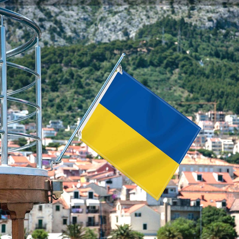 2×3 FT Ukraine Flag,Medium 60×90 CM Ukrainian Outdoor Banner,100D Decor,Doube
