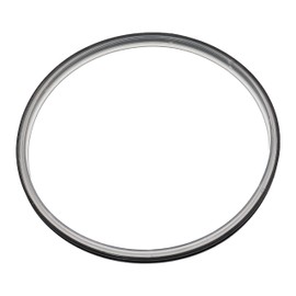 vhbw Lid Seal Compatible with Vorwerk Thermomix TM31 Food Processor Sealing Ring, Black/Transparent