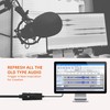 DriverGenius USB Audio Capture Grabber - 3,5-Mm-, R/L-Stereoeingänge