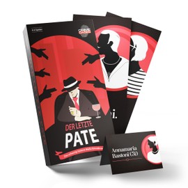 CRIMECASES Crime Dinner for 4-6 Players: The Last Godfather | The Scary Cheerful Mafia Crime Dinner for 4 to 6 People | Murderous Dinner Party from 14 Years