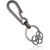 TKhits Titanium Carabiner Compact Keychain [No Spring] Rust-Resistant Hook Lightweight