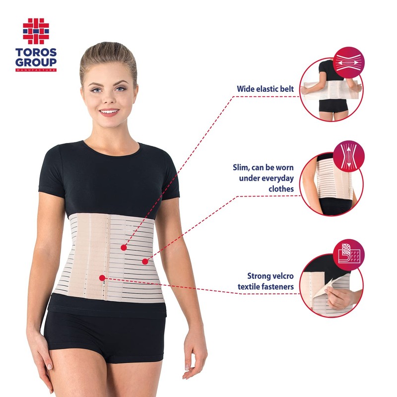 Atmungsaktiv Postpartum Gürtel / Postoperative Binder Bauch Band Elastische 24