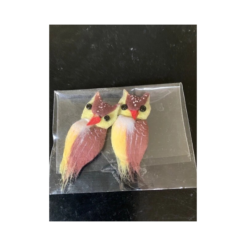 3D OWL NONSTICK OWLS SOFT FEATHER FINISH - CARD-MAKING PIECES