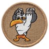 Mighty Seagulls Patrol Patch - 2" Diameter Round Embroidered Patch