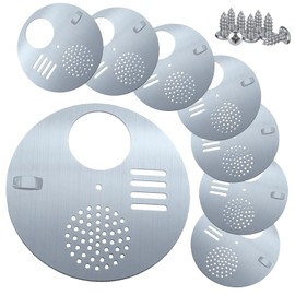 NIZEFEI Bee Hive Entrance Disc Diameter4.92" Round 8 PCS Stainless Steel Bee Hive Entrance Gate Disk with Screw Beekeeping Kits Beekeeping Supplies.