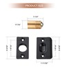 Ravinte 6 Pack Adjustable Door Ball Catch, Gold Closet Door