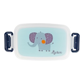 sigikid 25367 Elephant Lunch Box with Divider, BPA-Free, Safe, Lightweight, Recommended for Children from 1 Year