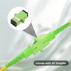 JOVXIAZ SCAPC to SCAPC Single Mode Fiber Optic Patch Cable