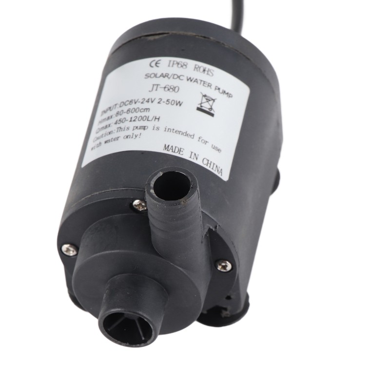 DC 24V 1000L/H Hot Water Circulation Pump Solar Brushless Motor