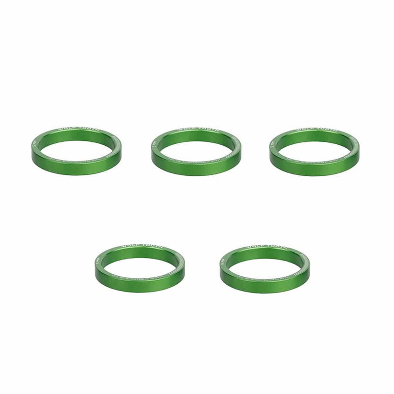 Wolf Tooth Components Precision Headset Spacer - 5-Pack Red, 15mm