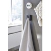 Yamazaki 4249 Magnetic Kitchen Towel Holder, Black, Approx. W 2.2
