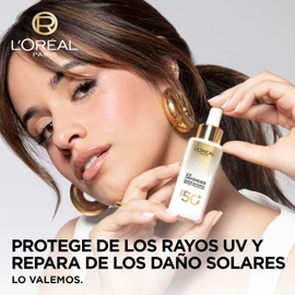 L'Oréal Paris Sérum Protector Solar Invisible FPS 50+ anti-manchas y lineas de expresión, 30ml