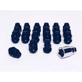 WHKT Set of 12x1.5 Black Lug Nut & Wheel Lock Combo Honda Fit HR-V CR-V Insight CRZ