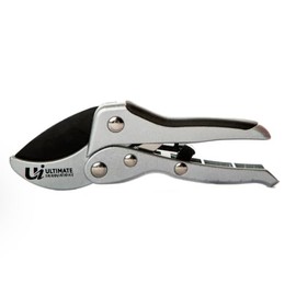 Garden Ratchet Clippers by Ultimate Innovations (Silver/Black)