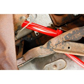 Upper control arms, DOM, non-adjustable, poly bushings