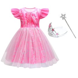 Girls Princess Dress Kids CosplayOutfit for Girls Party Birthday Gift 5-12Y
