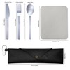 3-piece set camping cutlery, travel cutlery, camping cutlery, camping cutlery