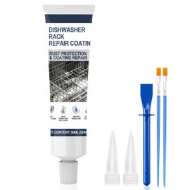 Dishwasher Rack Repair Coating, Gray Vinyl Rust Touch Up Paint Kit, 1.7oz