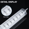 Large Syringe 350ml, Large Capacity Plastic Syringe with 1m Tube,
